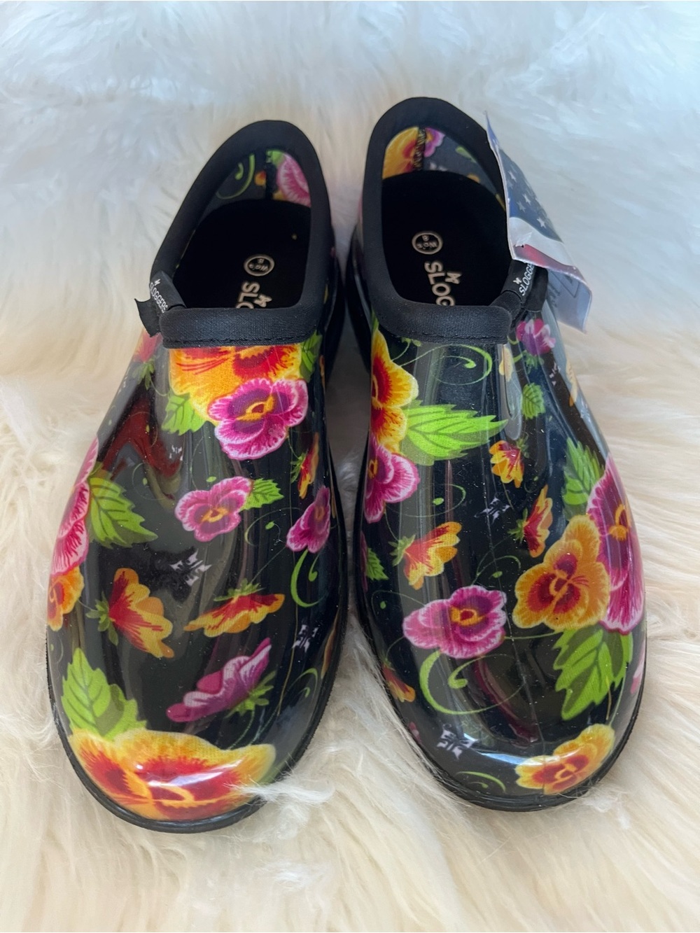 Sloggers Waterproof Comfort Garden Clog Floral Women’s Size 8 NWT